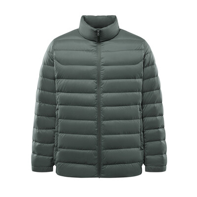 Semir donja jakna Muška trostruka lagana kratka jakna Nova zima 2024. Topla jednobojna višenamjenska gornja kragna