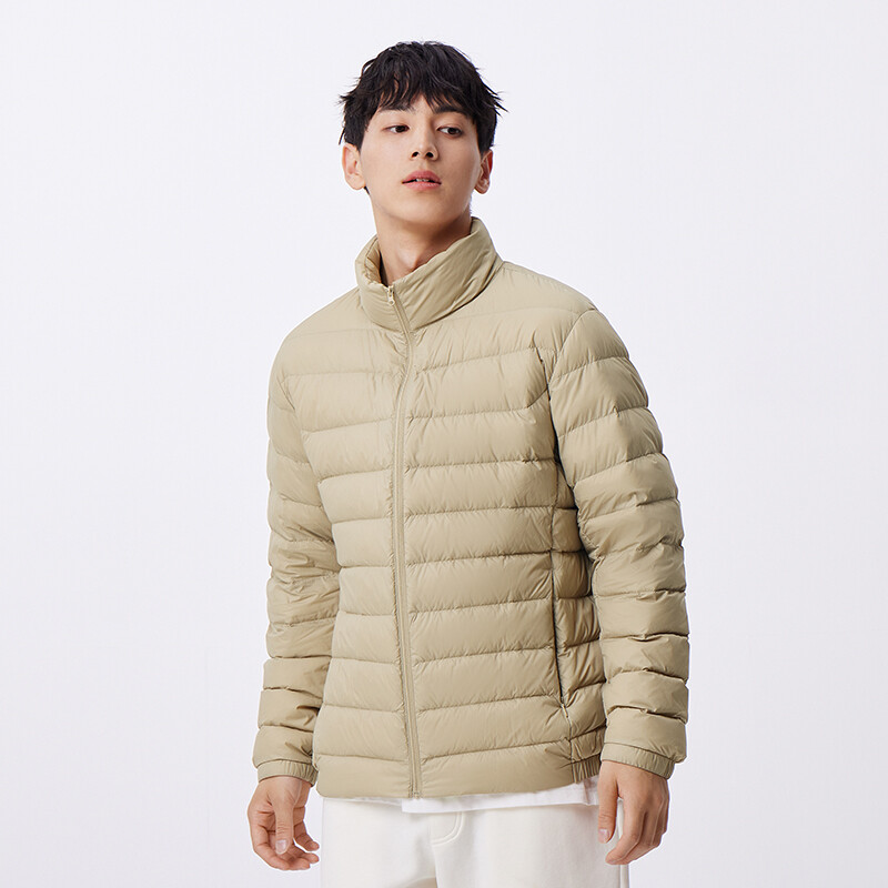Semir donja jakna Muška trostruka lagana kratka jakna Nova zima 2024. Topla jednobojna višenamjenska gornja kragna