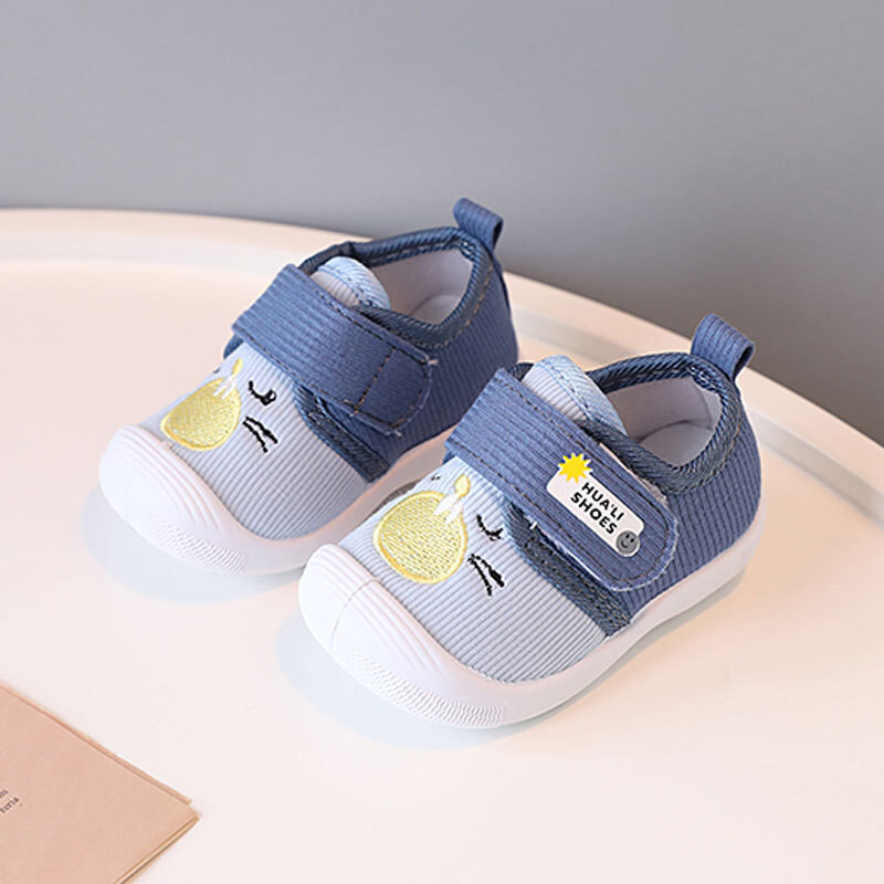 Pantofi pentru bebeluși de 0-3 ani, pantofi de primăvară, toamnă, băieți, fete, anti-lovitură, anti-alunecare, talpă moale, pantofi casual scârțâitori