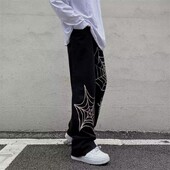 Καλοκαίρι 2024 φαρδιά φαρδιά παντελόνια που κρέμονται, εξαιρετικά λεπτό τζιν Tencel που αναπνέει, ανδρικό μοντέρνο ίσιο παντελόνι Tcasual που αναπνέει