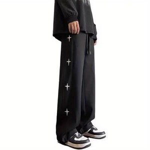 Καλοκαίρι 2024 φαρδιά φαρδιά παντελόνια που κρέμονται, εξαιρετικά λεπτό τζιν Tencel που αναπνέει, ανδρικό μοντέρνο ίσιο παντελόνι Tcasual που αναπνέει