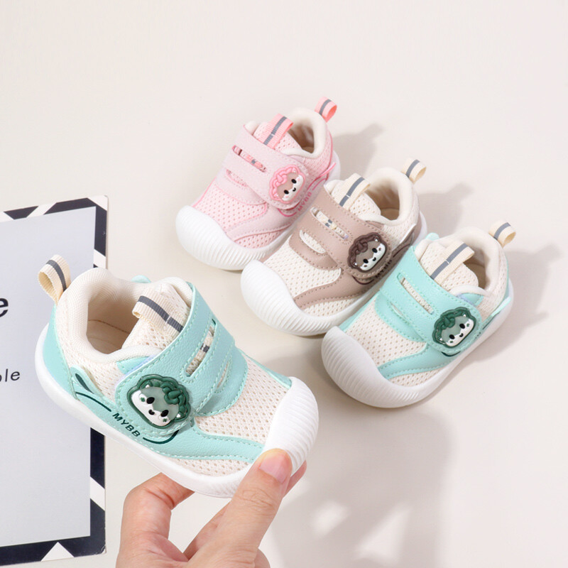 Jarné a jesenné roztomilé detské ležérne topánky pre chlapcov a dievčatá, módny dizajn, sieťované, priedušné, protišmykové topánky pre prvých chodcov MY248