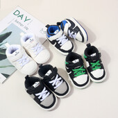 Proljetne i jesenske bebe, modni dizajn TPR potplata za djevojčice i dječake, protuklizne dječje sportske cipele visoke kvalitete Prewalker cipele BSK4015