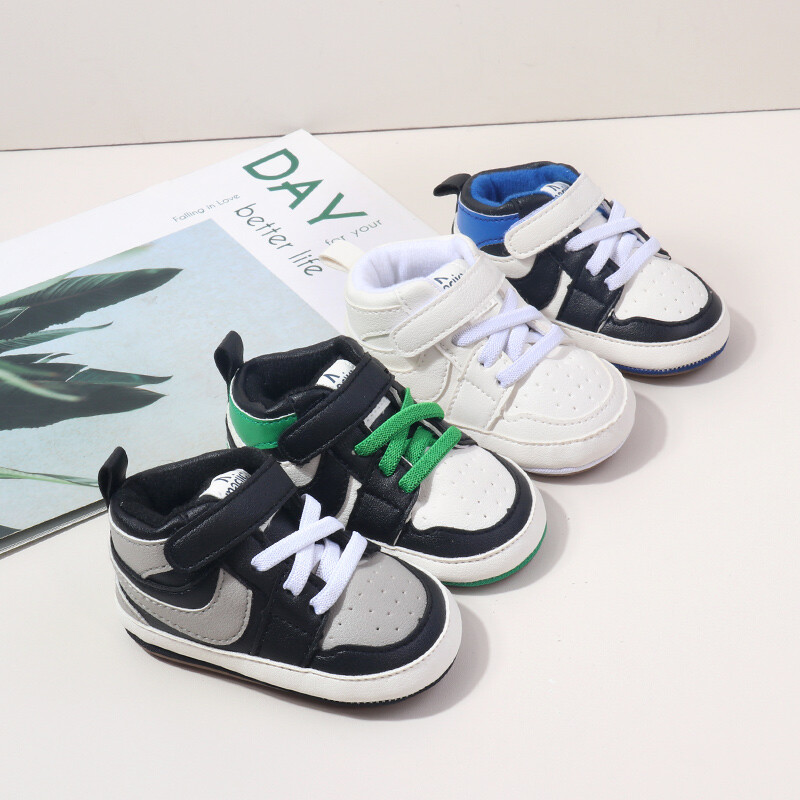 Proljetne i jesenske bebe, modni dizajn TPR potplata za djevojčice i dječake, protuklizne dječje sportske cipele visoke kvalitete Prewalker cipele BSK4015