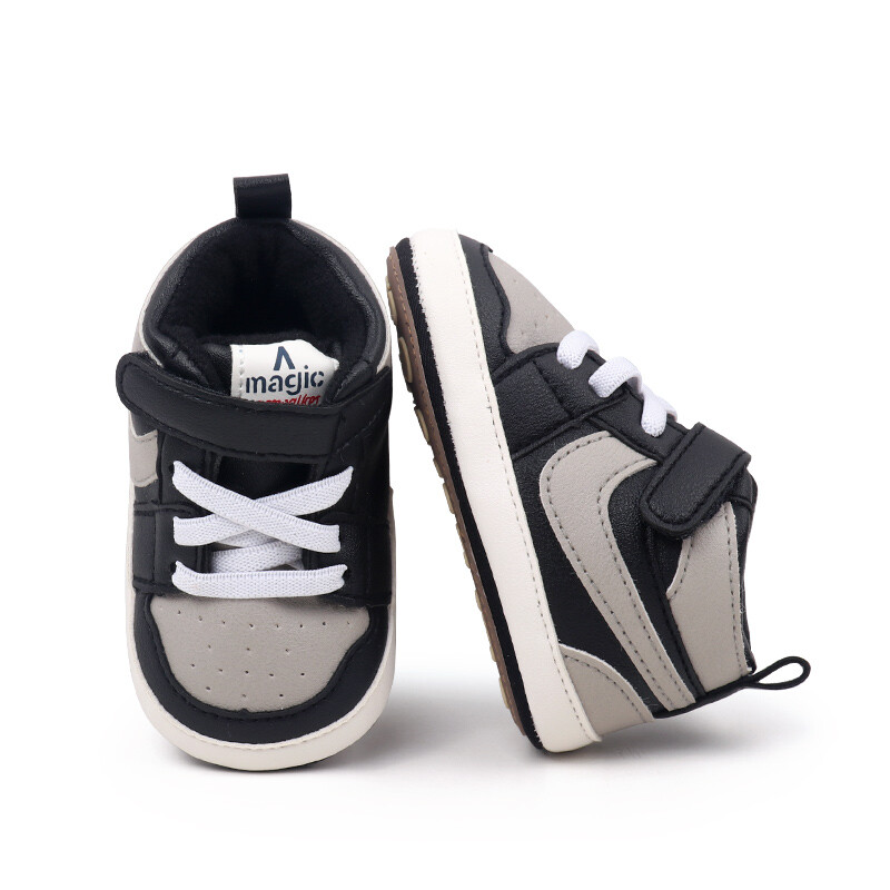 Proljetne i jesenske bebe, modni dizajn TPR potplata za djevojčice i dječake, protuklizne dječje sportske cipele visoke kvalitete Prewalker cipele BSK4015