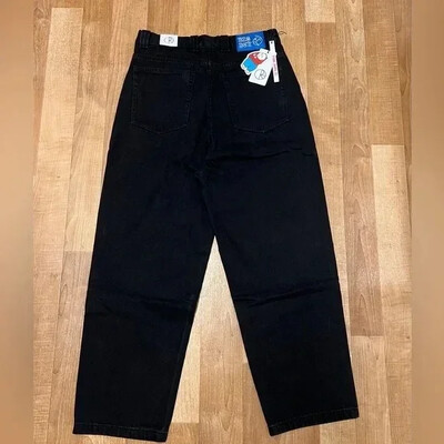 2024 Blugi americani retro Y2K Pantaloni cu model mare Blugi largi Pantaloni largi gotici cu talie înaltă Pantaloni de stradă