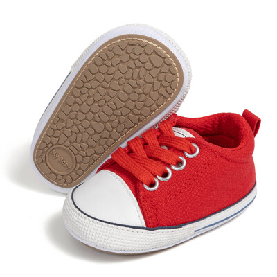 KIDSUN Πολύχρωμα Βρεφικά Παπούτσια Νεογέννητο Αγοράκι Κοριτσάκι Λαστιχένια Αντιολισθητικά Αθλητικά Παπούτσια Βρεφικά First Walkers Παπούτσια παιδικής κούνιας Flats