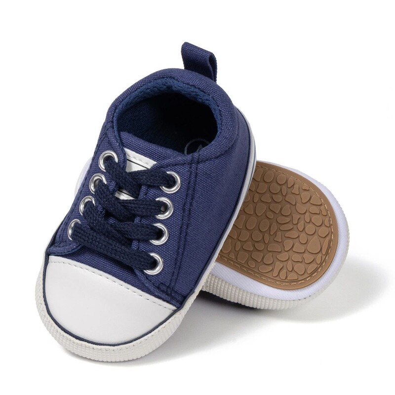 KIDSUN Πολύχρωμα Βρεφικά Παπούτσια Νεογέννητο Αγοράκι Κοριτσάκι Λαστιχένια Αντιολισθητικά Αθλητικά Παπούτσια Βρεφικά First Walkers Παπούτσια παιδικής κούνιας Flats