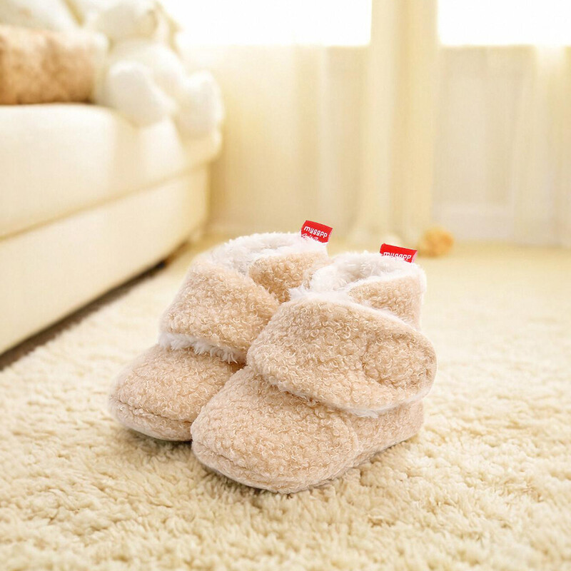 Myggpp Dječje cipele Čarape Tople protuklizne pamučne udobne lagane cipele za puzanje za malu djecu Prvi hodači Dječaci Djevojčice Cipelice