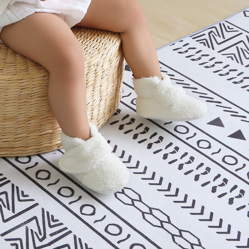 Myggpp Dječje cipele Čarape Tople protuklizne pamučne udobne lagane cipele za puzanje za malu djecu Prvi hodači Dječaci Djevojčice Cipelice