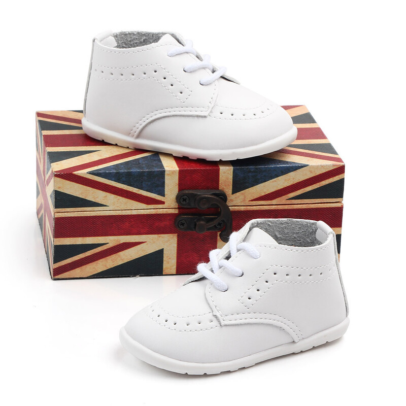 Dječje retro kožne cipele Cipele za dječake za djevojčice Gumeni potplat za malu djecu Protuklizni prvi hodači Mokasine za novorođenčad Cipele za dječji krevetić