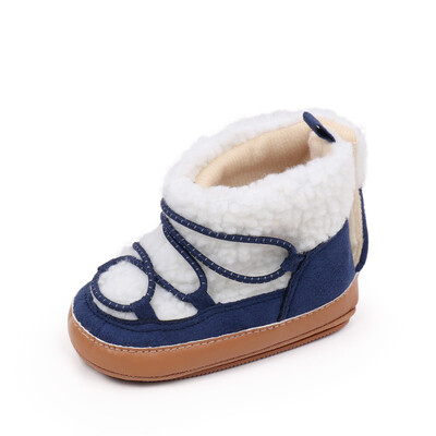 Djevojčice i dječaci, slatke zimske tople čizme za snijeg TPR potplat, neklizajuće cipele za hodanje u zatvorenom i na otvorenom, za malu djecu, prve hodalice BHX4164