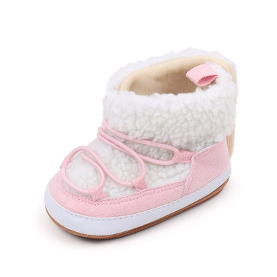 Djevojčice i dječaci, slatke zimske tople čizme za snijeg TPR potplat, neklizajuće cipele za hodanje u zatvorenom i na otvorenom, za malu djecu, prve hodalice BHX4164