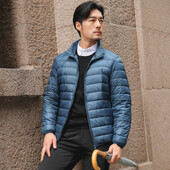 Toamnă Iarnă Noutăți Bărbați Jachete puf Dimensiune Plus 10xl 11xl Palton pentru bărbați, foarte ușor, rezistent la apă