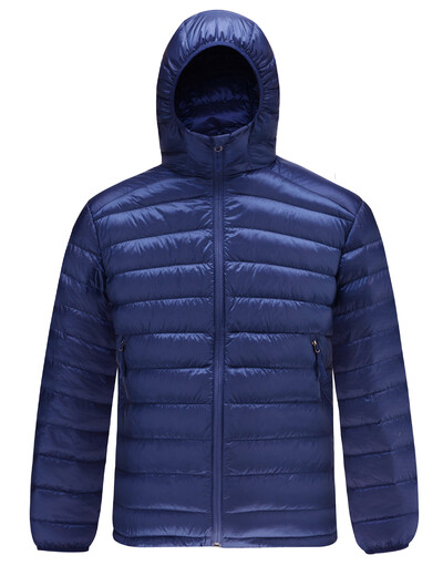 Muška donja jakna Zimska novost Lesmart Fashion Topli kaputi s kapuljačom Muška lagana puferica 90% bijela Parka od pačjeg puha Gornja odjeća