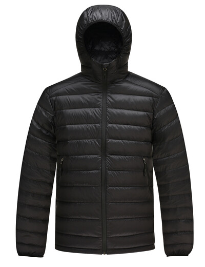 Muška donja jakna Zimska novost Lesmart Fashion Topli kaputi s kapuljačom Muška lagana puferica 90% bijela Parka od pačjeg puha Gornja odjeća