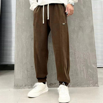 Есенни мъжки харем кадифени спортни панталони Gym Baggy Joggers Pants Y2K Streetwear Ежедневни панталони Корейска мода pantalon hombre