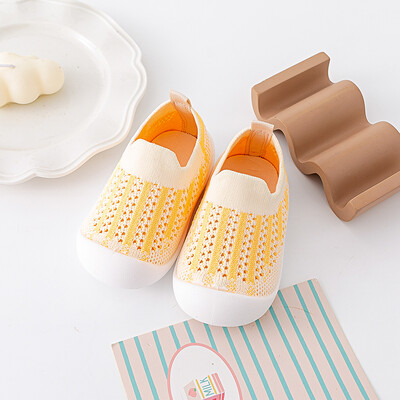 Suvise sügise uus beebi esimene jalutuskõndija hingav võrgust väikelaste väikelaste jalatsid Pehme põhjaga Lastele Tüdrukutele Poistele Slip-On vabaaja tossud