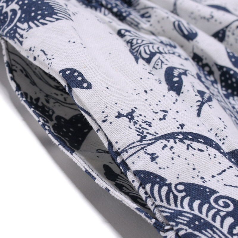 Ανδρικά Floral Print Harem Baggy Genie Boho Παντελόνι Βαμβακερό Λινό Γιόγκα Drop Crotch Joggers Φούτερ Hip Hop Streetwear Παντελόνι 5XL