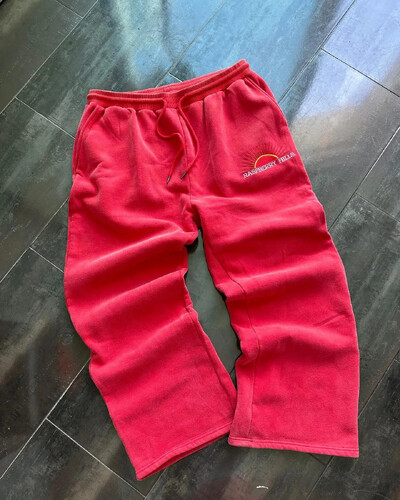 CAPRI Retro vyšívané písmenové grafické tepláky Pánske Y2k Hip Hop Baggy Elastický pás Ležérne nohavice Joggers Dámske Streetwear