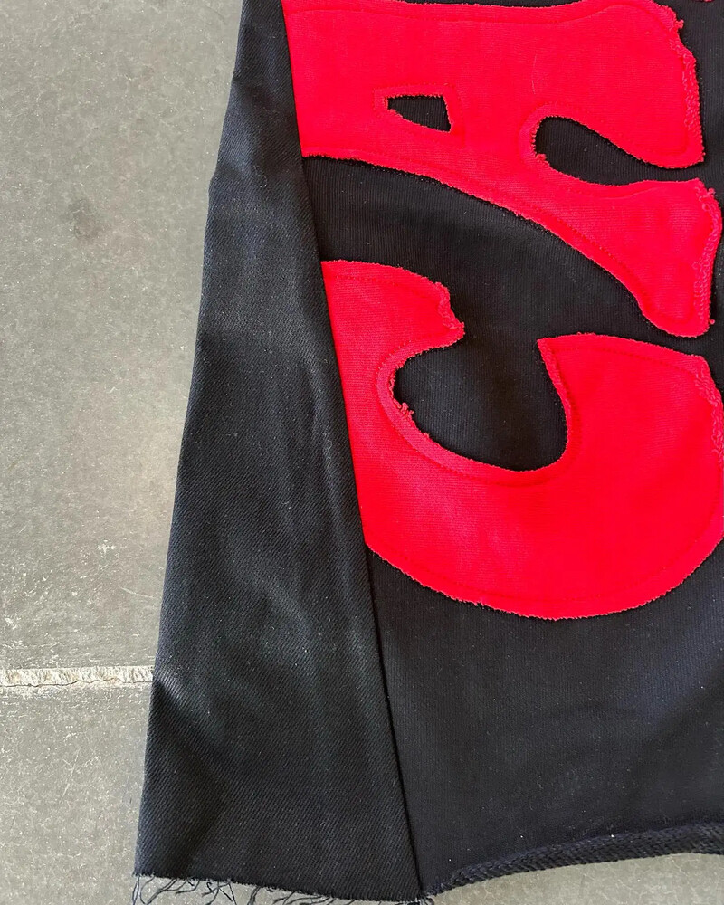 CAPRI Retro vyšívané písmenové grafické tepláky Pánske Y2k Hip Hop Baggy Elastický pás Ležérne nohavice Joggers Dámske Streetwear