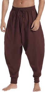Férfi alkalmi baggy húzózsinór Genie Boho Yoga Aladdin Harem Pants