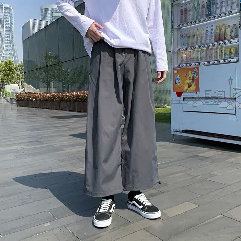 Pánske vrecovité háremové nohavice, hip hopové tepláky, voľné nohavice, Aladdin Crotch Wide Leg Punk Haajuku PYamamoto ants Pantalones Hombre