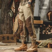 Hlače Muške Trekking Jesen Sive Cargo hlače za muškarce Radna odjeća za planinarenje Vanjska odjeća Ležerne široke hlače od spandeksa Oversize Y2k