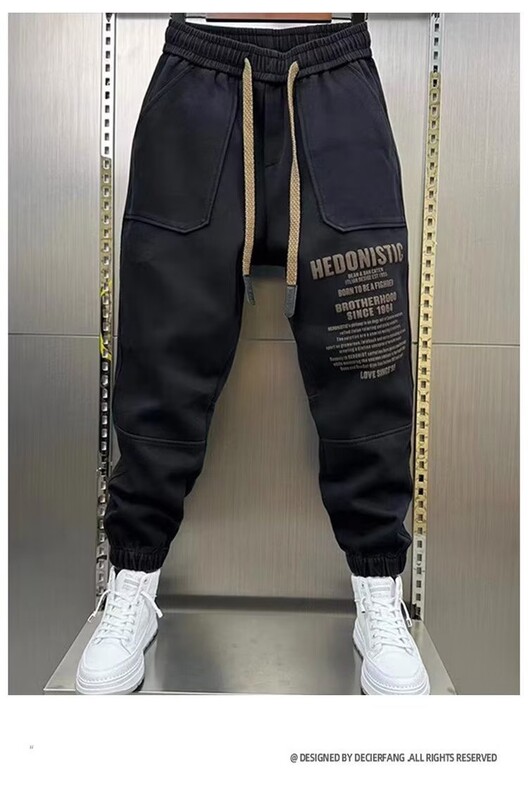 Pantaloni cargo casual pentru bărbați Pantaloni la modă coreeană Pantaloni de sport largi Jogger de gimnastică hip hop Pantaloni de stradă y2k Pantaloni de toamnă