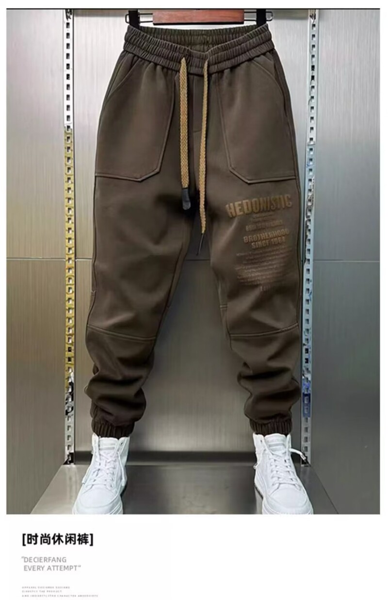 Pantaloni cargo casual pentru bărbați Pantaloni la modă coreeană Pantaloni de sport largi Jogger de gimnastică hip hop Pantaloni de stradă y2k Pantaloni de toamnă