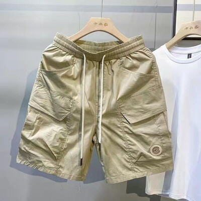 Jar/Leto 2024 Nové módne pánske oblečenie s vysokým pásom Voľné univerzálne oblečenie Ropa Hombre Čistá bavlna Jednofarebné kórejské ležérne nohavice