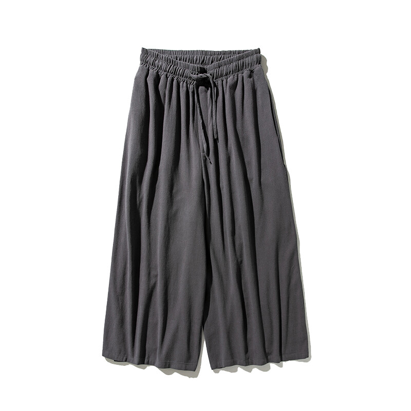 Pantaloni largi pentru bărbați Pantaloni largi de jogging vintage Pantaloni harem pentru bărbați din bumbac Pantaloni largi tradiționali cu picioare largi Femeie Nouă îmbrăcăminte stradală