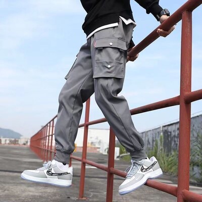 Hlače za radnu odjeću 2023, muške trendi tajice za proljeće i jesen, ležerne hlače, američke prevelike široke hlače Harlan