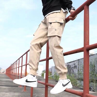 Hlače za radnu odjeću 2023, muške trendi tajice za proljeće i jesen, ležerne hlače, američke prevelike široke hlače Harlan