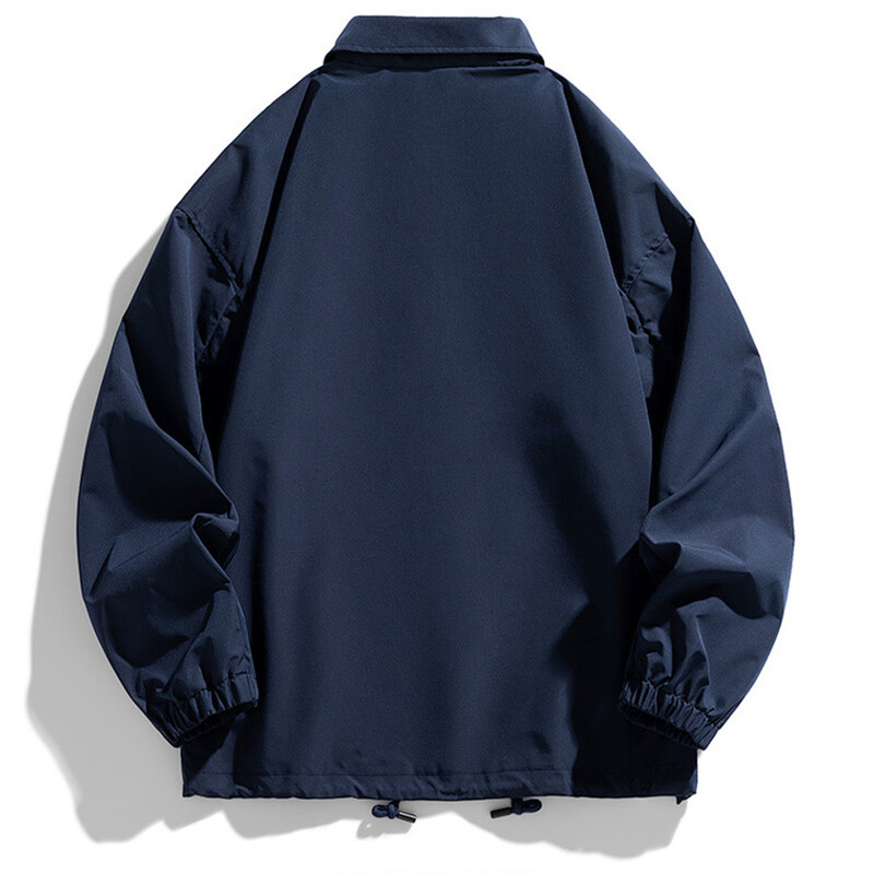 Muška lagana vodootporna vjetrovka Ulična odjeća na kopčanje Gornja odjeća dugih rukava Korejska modna jakna za žene Y2k odjeća