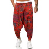 2023 de vară pentru bărbați, hippie, largi, boho, yoga, pantaloni harem, amețeli, model african, pantaloni de trening cu imprimeu, pantaloni casual pentru bărbați, pantaloni blooming hip hop