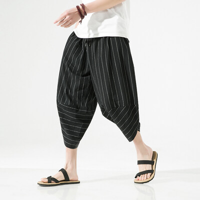 Tänavarõivad Ristipüksid Meeste Harajuku vabaaja haaremipüksid, meeste kottis, kvaliteetsed Jogger dressipüksid, naine, suur suvine M-5XL