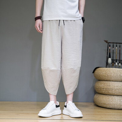 Tänavarõivad Ristipüksid Meeste Harajuku vabaaja haaremipüksid, meeste kottis, kvaliteetsed Jogger dressipüksid, naine, suur suvine M-5XL