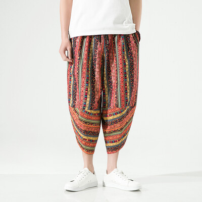 Tänavarõivad Ristipüksid Meeste Harajuku vabaaja haaremipüksid, meeste kottis, kvaliteetsed Jogger dressipüksid, naine, suur suvine M-5XL