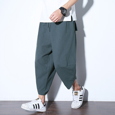 Tänavarõivad Ristipüksid Meeste Harajuku vabaaja haaremipüksid, meeste kottis, kvaliteetsed Jogger dressipüksid, naine, suur suvine M-5XL