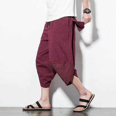 Tänavarõivad Ristipüksid Meeste Harajuku vabaaja haaremipüksid, meeste kottis, kvaliteetsed Jogger dressipüksid, naine, suur suvine M-5XL