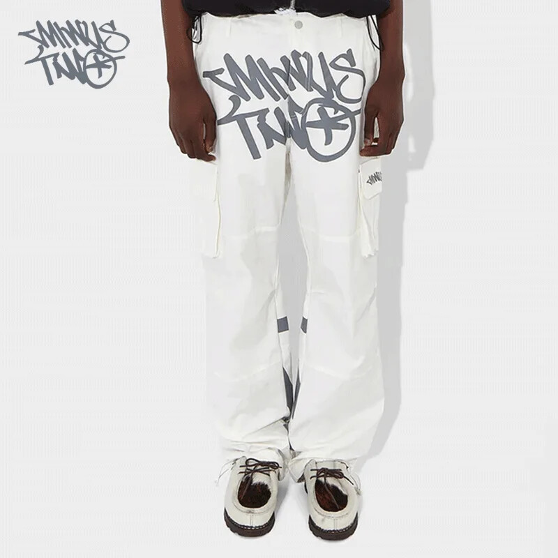 Minus Two Modne ležerne hlače s elastičnim strukom, široke sportske kargo duge hlače za muškarce, žene, hlače s više džepova minustwo Brand Clothes