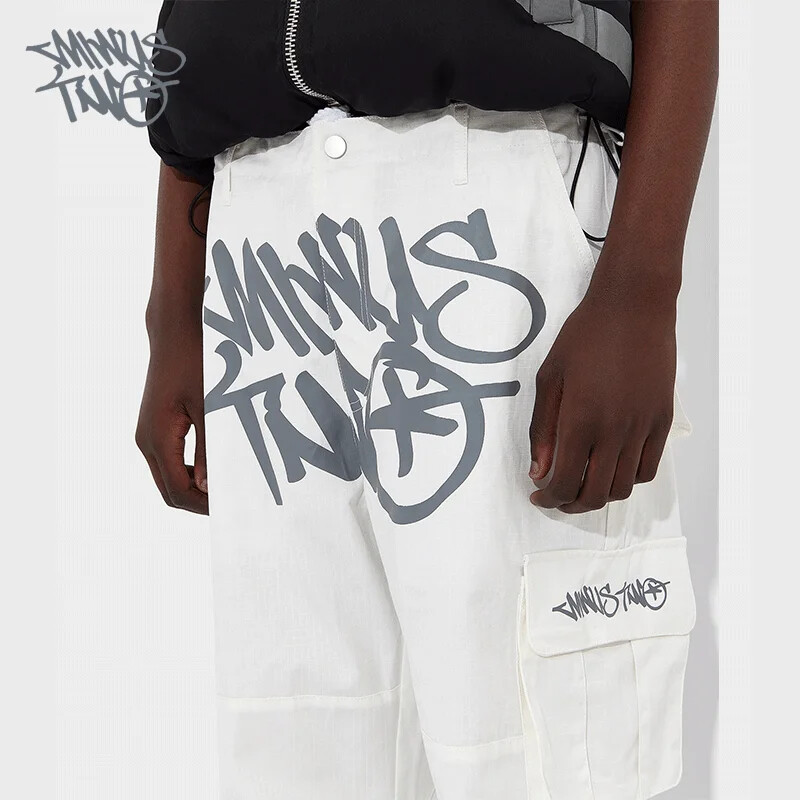 Minus Two Modne ležerne hlače s elastičnim strukom, široke sportske kargo duge hlače za muškarce, žene, hlače s više džepova minustwo Brand Clothes