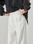 Vrećaste muške pamučne hlače širokih nogavica Modne hlače s elastičnim strukom Harajuku Youth Streetwear Four Seasons Ravne ležerne hlače