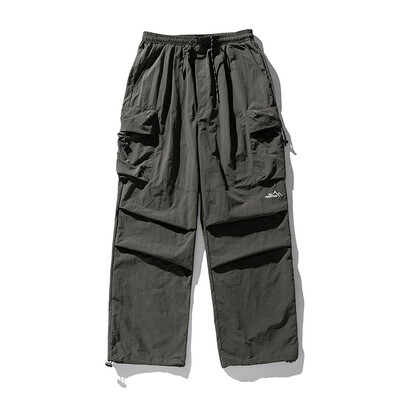 Pantaloni cargo de toamnă 2024, marca TFETTERS, bărbați, largi, etanși, cu șnur mijlociu, pantaloni parașuta pentru bărbați, pantaloni pentru bărbați de turism Techwaer