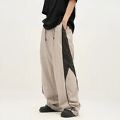HOUZHOU Casual φαρδύ ανδρικό αθλητικό παντελόνι Oversized Hip Hop Joggers Harajuku Streetwear Ανδρικό Φούτερ Παντελόνι Φαρδύ Κορεάτικο