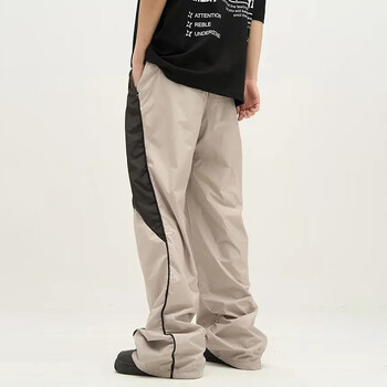 HOUZHOU Casual φαρδύ ανδρικό αθλητικό παντελόνι Oversized Hip Hop Joggers Harajuku Streetwear Ανδρικό Φούτερ Παντελόνι Φαρδύ Κορεάτικο