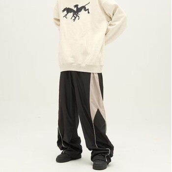 HOUZHOU Casual φαρδύ ανδρικό αθλητικό παντελόνι Oversized Hip Hop Joggers Harajuku Streetwear Ανδρικό Φούτερ Παντελόνι Φαρδύ Κορεάτικο