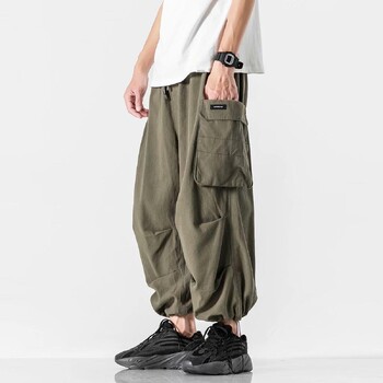 Harajuku Y2k Baggy Cargo Pants Joggers Streetwear Дълги до глезена Ежедневни харем Дълги панталони Мъжки широки крачоли Oversize 2024 Ново