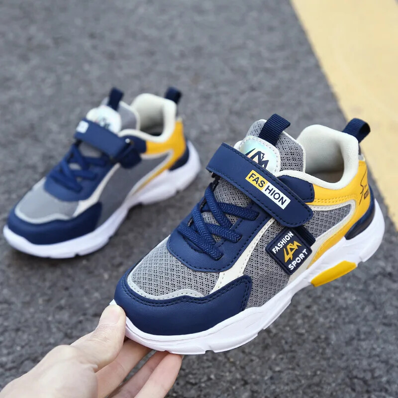 Nepremokavé detské bežecké topánky pre chlapcov vo veku 4-15 rokov, stredne veľké, s podrážkou Eva